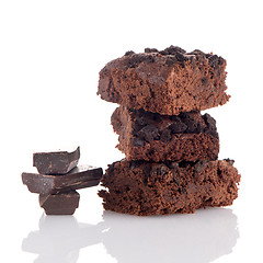 Image showing Chocolate brownies