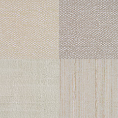 Image showing Set of beige vinyl samples