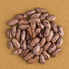 Image showing Circle of pinto beans