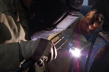 Image showing hot work