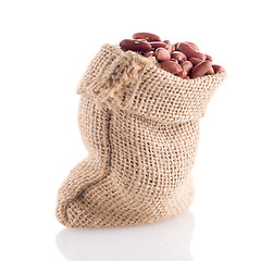 Image showing Red beans bag