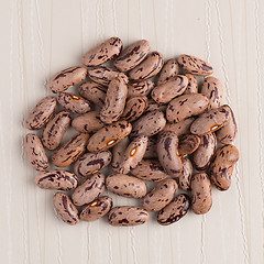 Image showing Circle of pinto beans