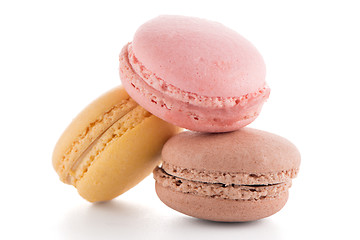 Image showing Colorful French Macarons