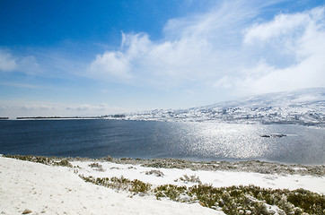 Image showing Mountain lake, Serra da Estrela, Portugal