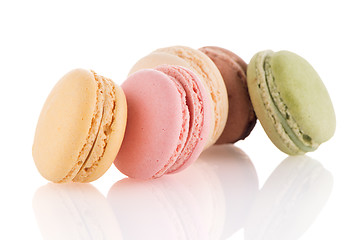 Image showing Colorful French Macarons