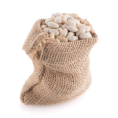 Image showing White beans bag