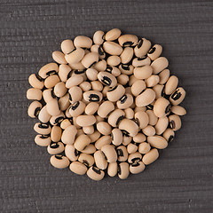 Image showing Circle of white beans