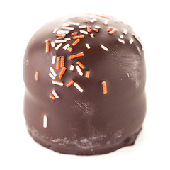 Image showing Chocolate coated marshmallow