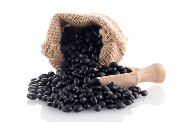 Image showing Black beans bag