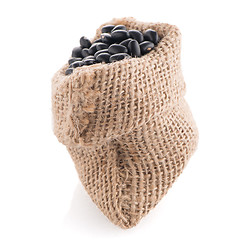 Image showing Black beans bag