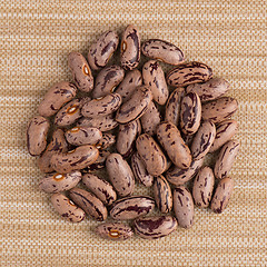 Image showing Circle of pinto beans