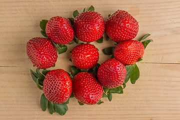 Image showing Strawberry fruits