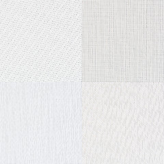 Image showing Set of white vinyl samples