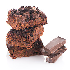 Image showing Chocolate brownies