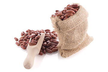 Image showing Red beans bag