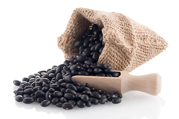 Image showing Black beans bag