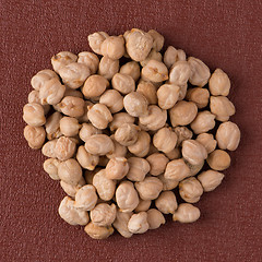 Image showing Circle of chickpeas