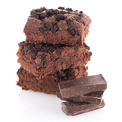 Image showing Chocolate brownies