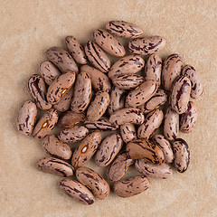 Image showing Circle of pinto beans