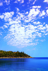 Image showing Scenic lake view