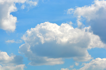 Image showing Clouds with blue sky