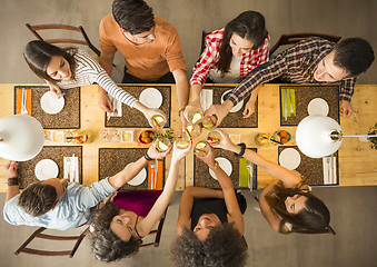 Image showing Friends having a toast