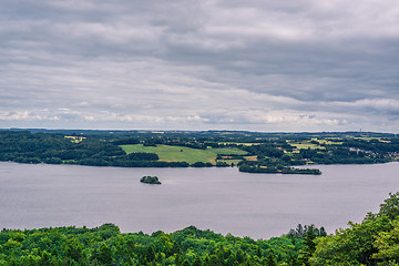 Image showing River running through a landscape in Denmark