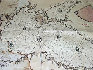 Image showing Sea map