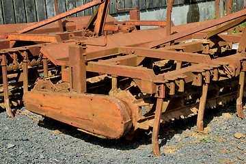 Image showing Old and rusty machinery.