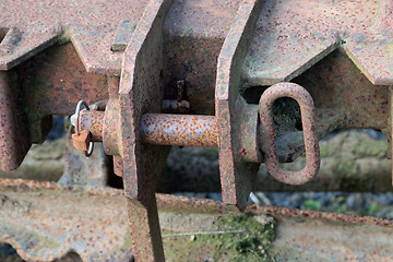 Image showing Old and rusty machinery.