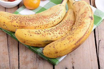 Image showing fruits, mandarin and bananas, food