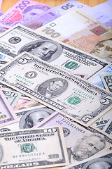 Image showing Background with money american dollar bills