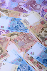 Image showing background of the Ukrainian money - UAH