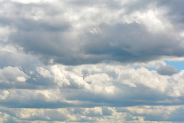 Image showing clouds in the blue sky