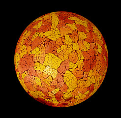 Image showing fragmented sphere