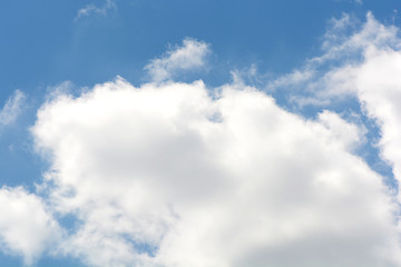 Image showing clouds in the blue sky