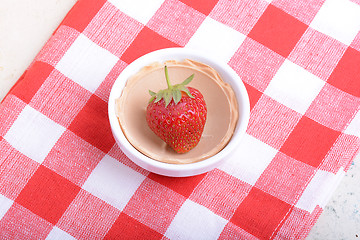 Image showing Fresh ripe perfect strawberry - health food 