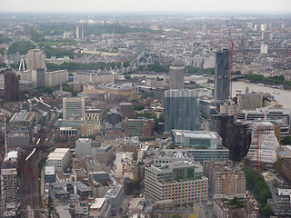 Image showing Aerial view of London