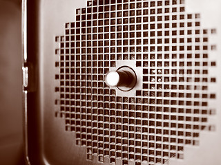 Image showing Retro look Vintage radio