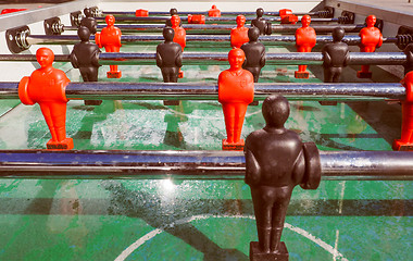 Image showing Retro look Table football