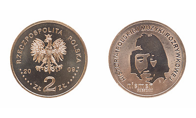 Image showing Czeslaw Niemen polish coin front and rear