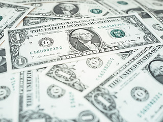 Image showing Dollar notes 1 Dollar