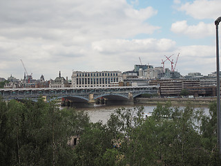 Image showing Blackfriars bridge in London