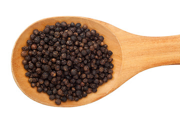 Image showing Spoonful of peppercorn