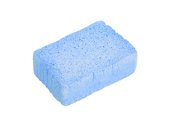 Image showing Simple sponge isolated on white