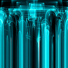 Image showing Abstract 3d background