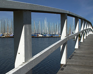 Image showing white bridge