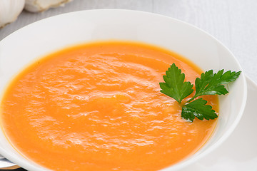 Image showing Pumpkin soup 