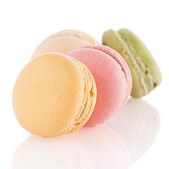 Image showing Colorful French Macarons