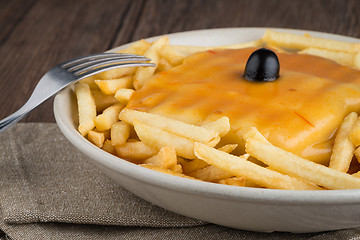 Image showing Francesinha on plate